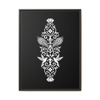 Hummingbird Soulmates - Framed Canvas