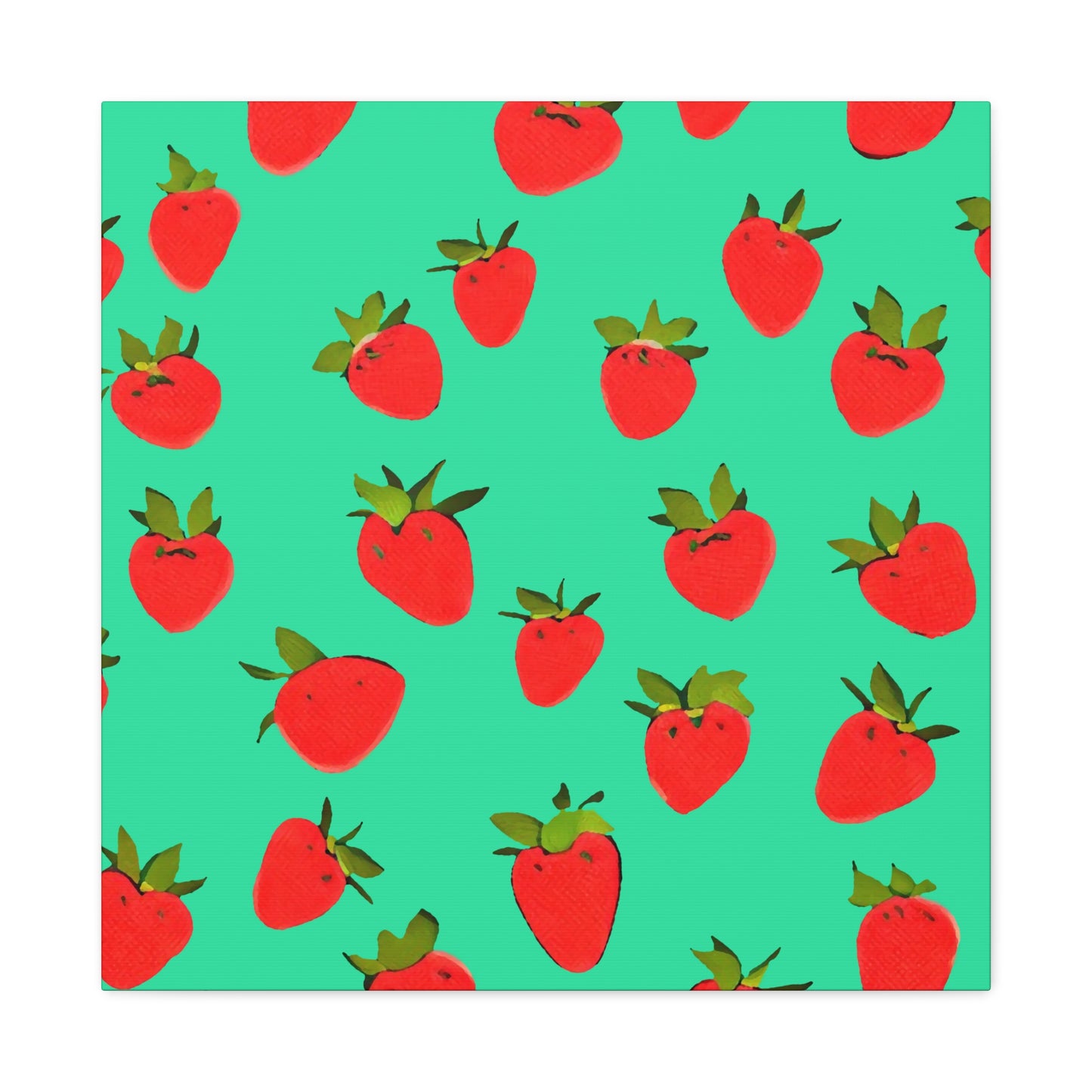Strawberry Pattern - Canvas