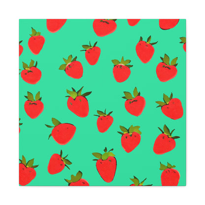 Strawberry Pattern - Canvas