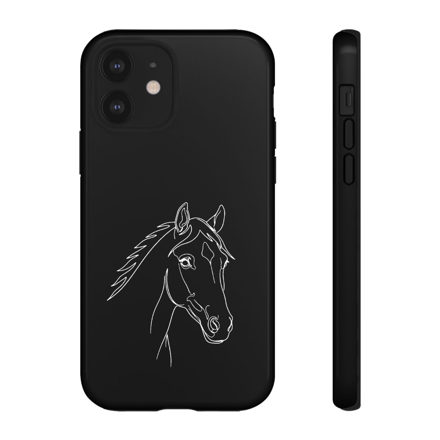 Horse Portrait Sketch - Tough Phone Case