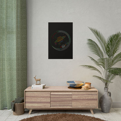 Galactic Rolled Posters, Space Wall Art, Planetary Decor, Astronaut Gift, Astronomy Print