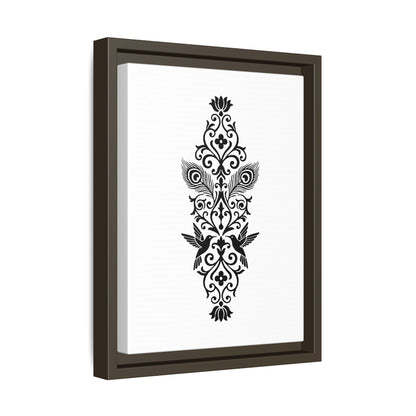 Hummingbird Soulmates - Framed Canvas