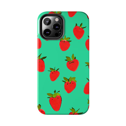 Strawberry Pattern - Phone Case