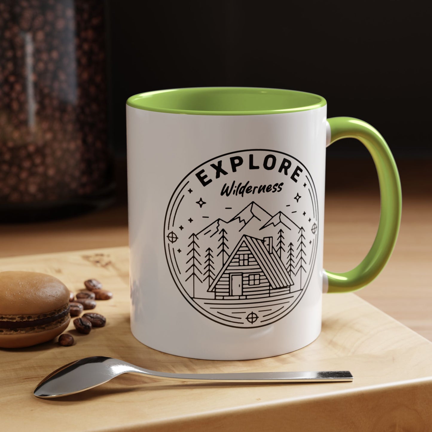 Explore Wilderness - Color Accent Mug