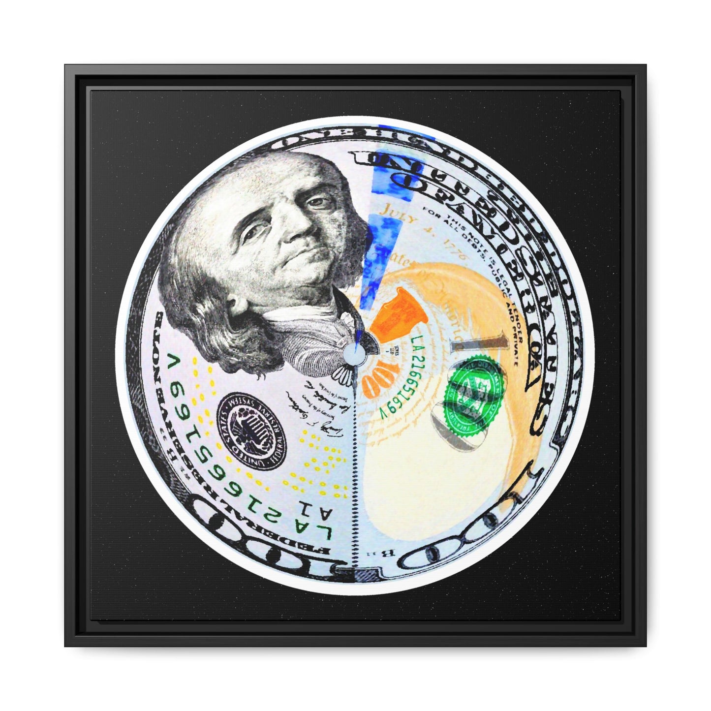 THE MOONEY - Framed Canvas