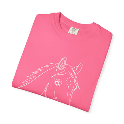 Horse Portrait Sketch - T‑Shirt