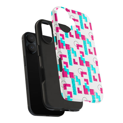 Retro Geometric Vibes - Phone Case