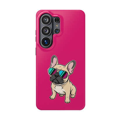 French Bulldog with Sunglasses - Magnetic Phone Case
