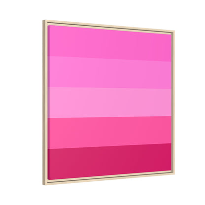 Valentine Rose Colors - Framed Canvas