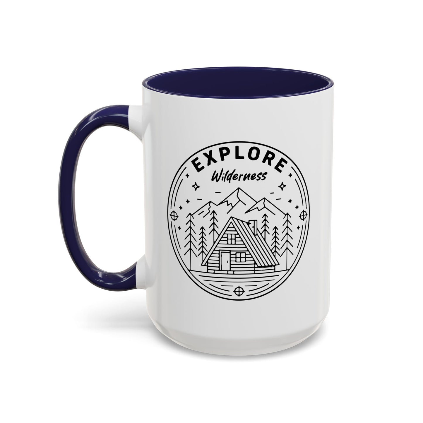 Explore Wilderness - Color Accent Mug
