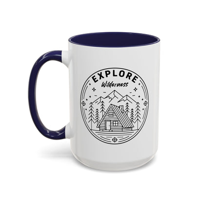 Explore Wilderness - Color Accent Mug