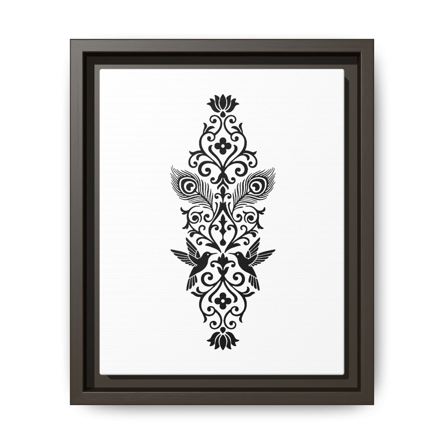 Hummingbird Soulmates - Framed Canvas