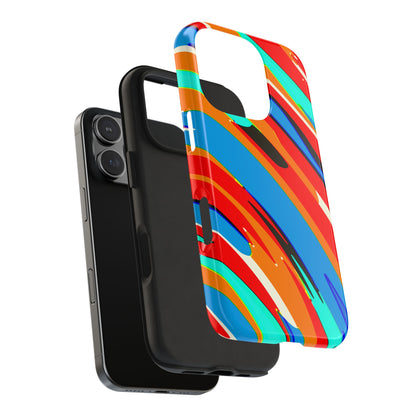 Abstract Rainbow Swirl Arc - Phone Case