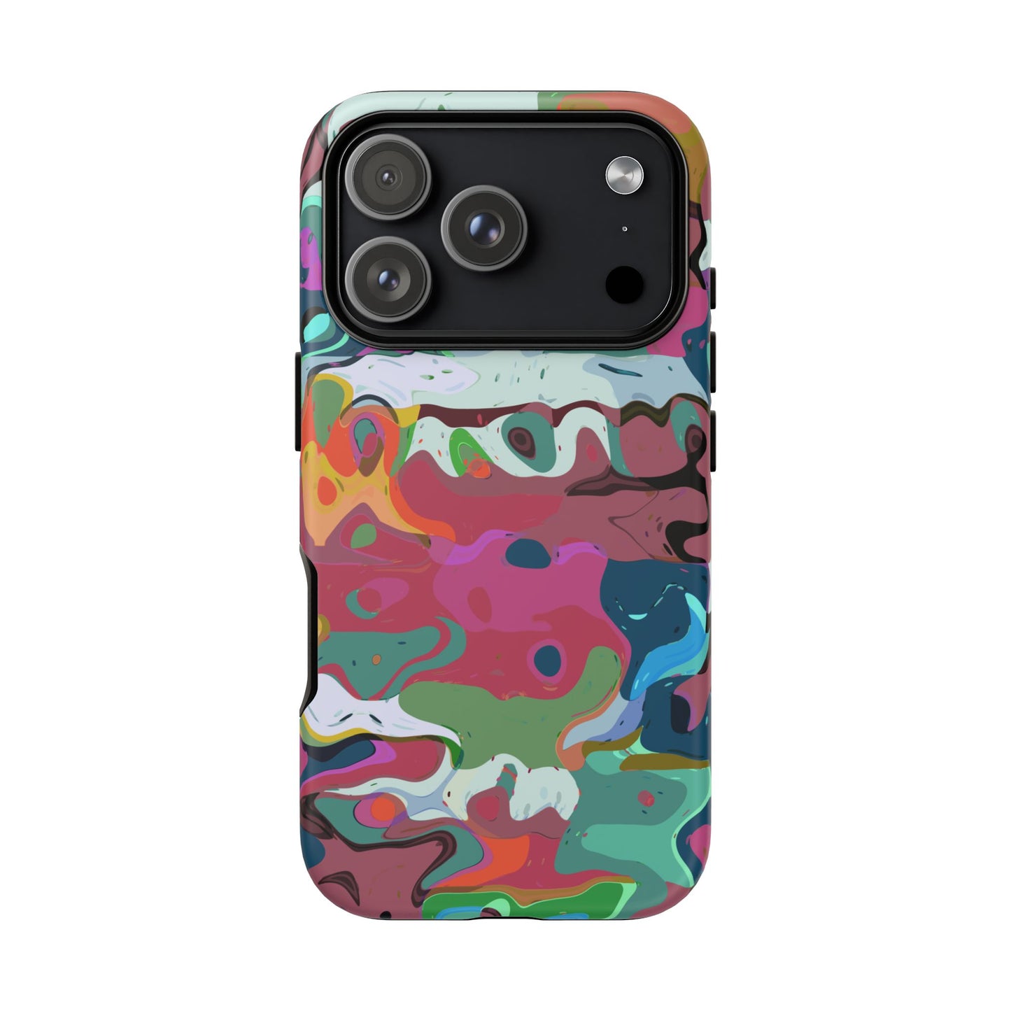 Colorful Abstract Marble - Phone Case
