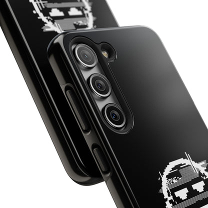 I’m Fine Glitched Smiley - Phone Case