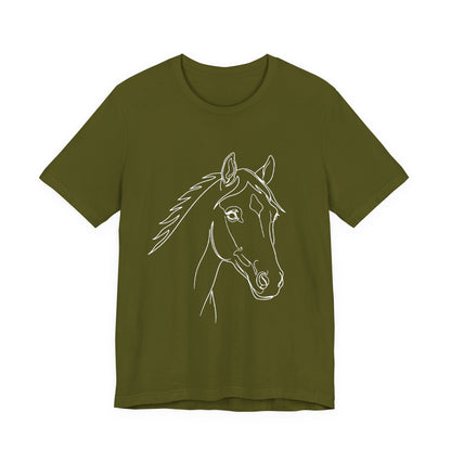 Horse Portrait Sketch - T-Shirt