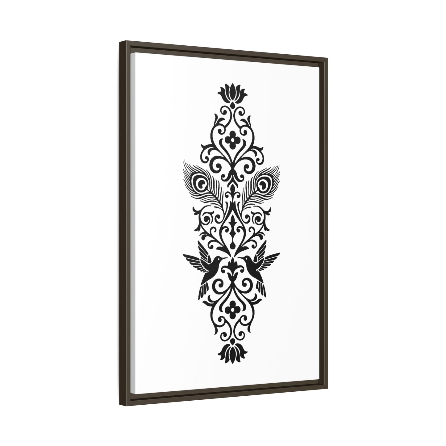 Hummingbird Soulmates - Framed Canvas