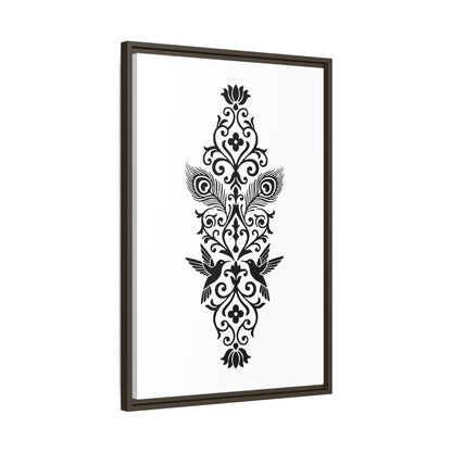 Hummingbird Soulmates - Framed Canvas