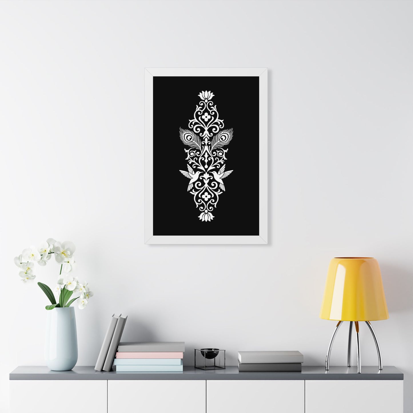Hummingbird Soulmates - Framed Poster