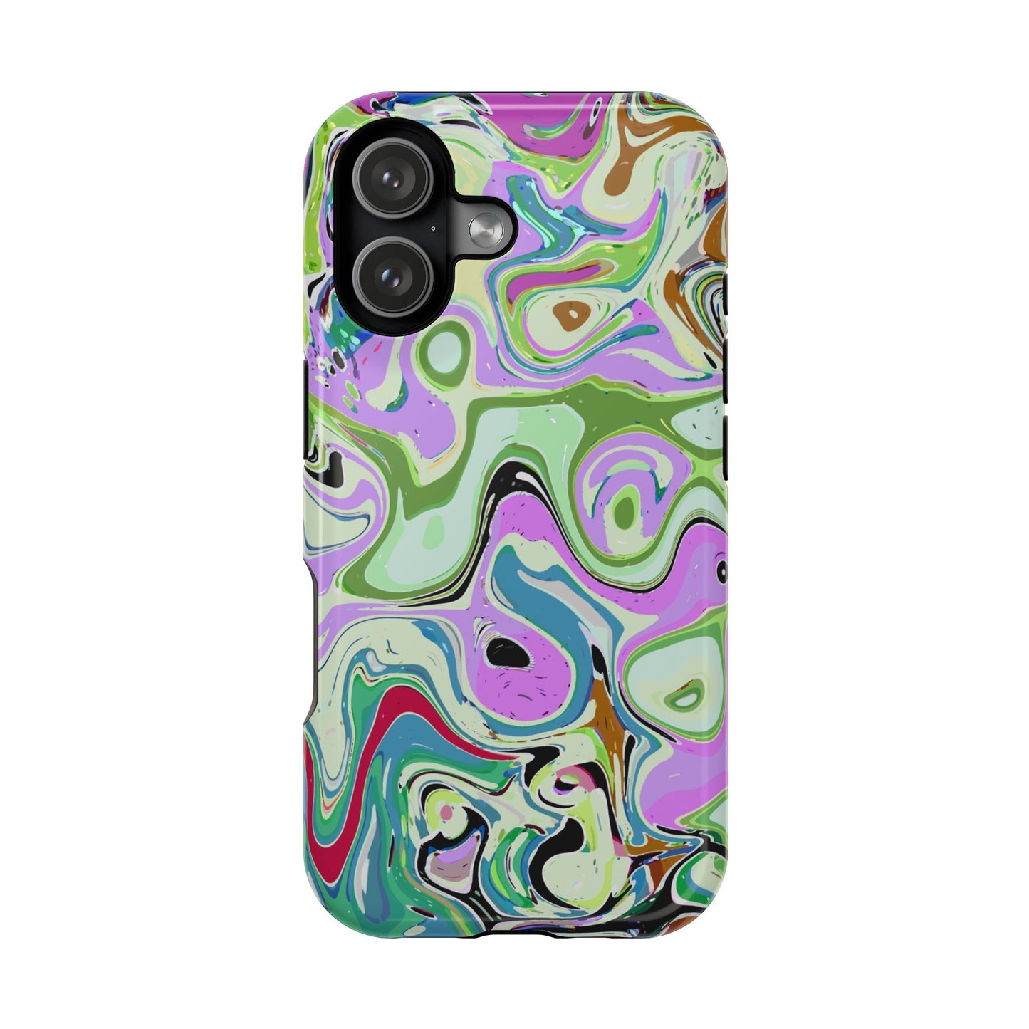 Vibrant Multi‑Color Swirl - Magnetic Phone Case