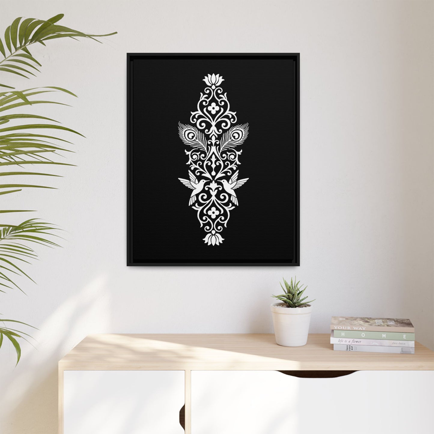 Hummingbird Soulmates - Framed Canvas
