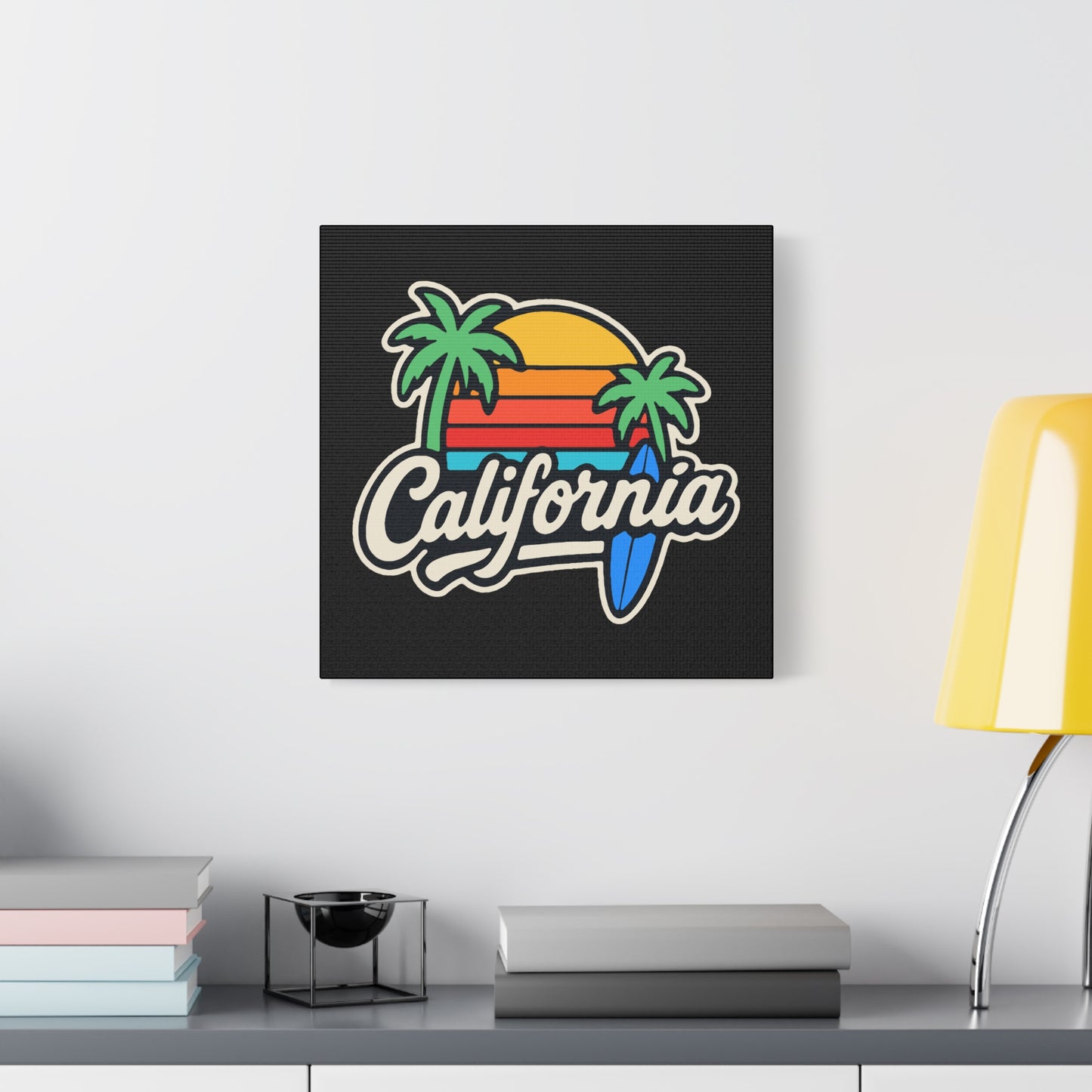 California Surf Vibes - Canvas
