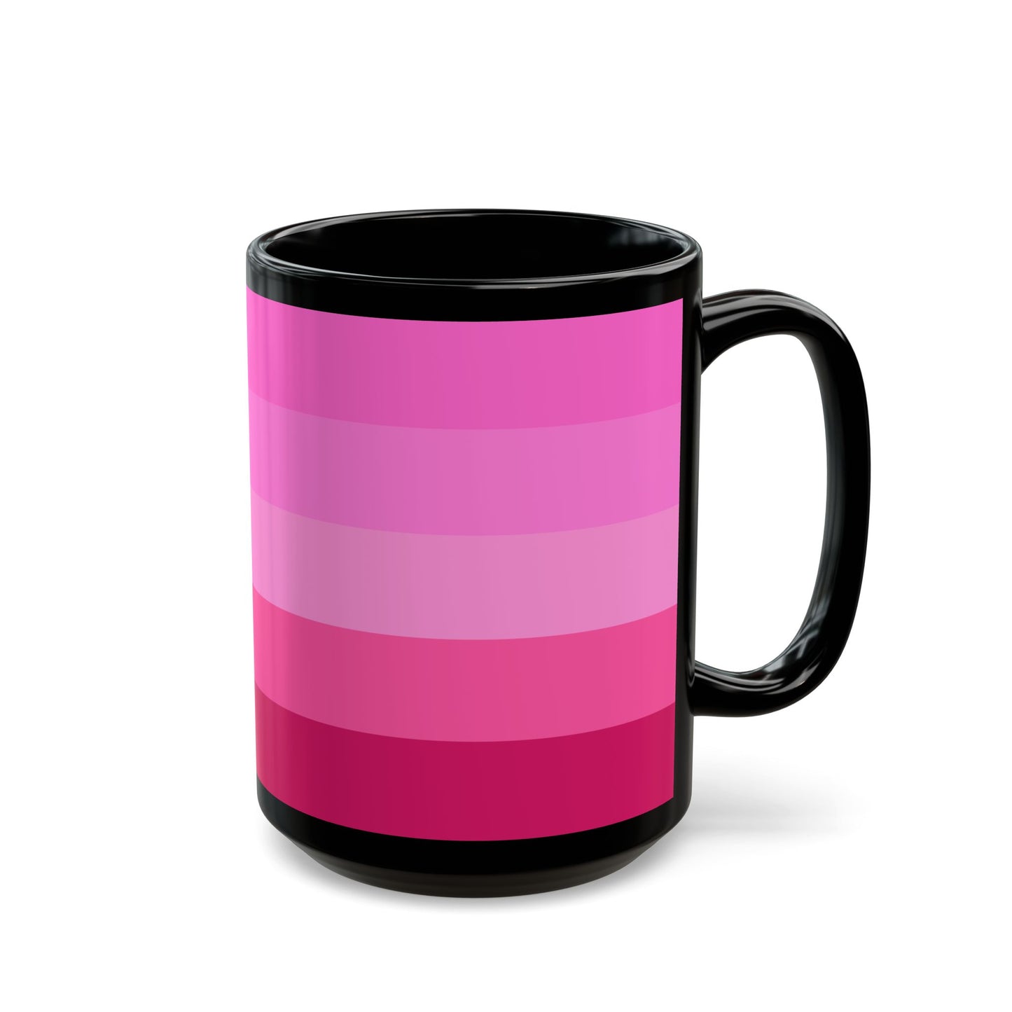 Valentine Rose Colors - Black Mug