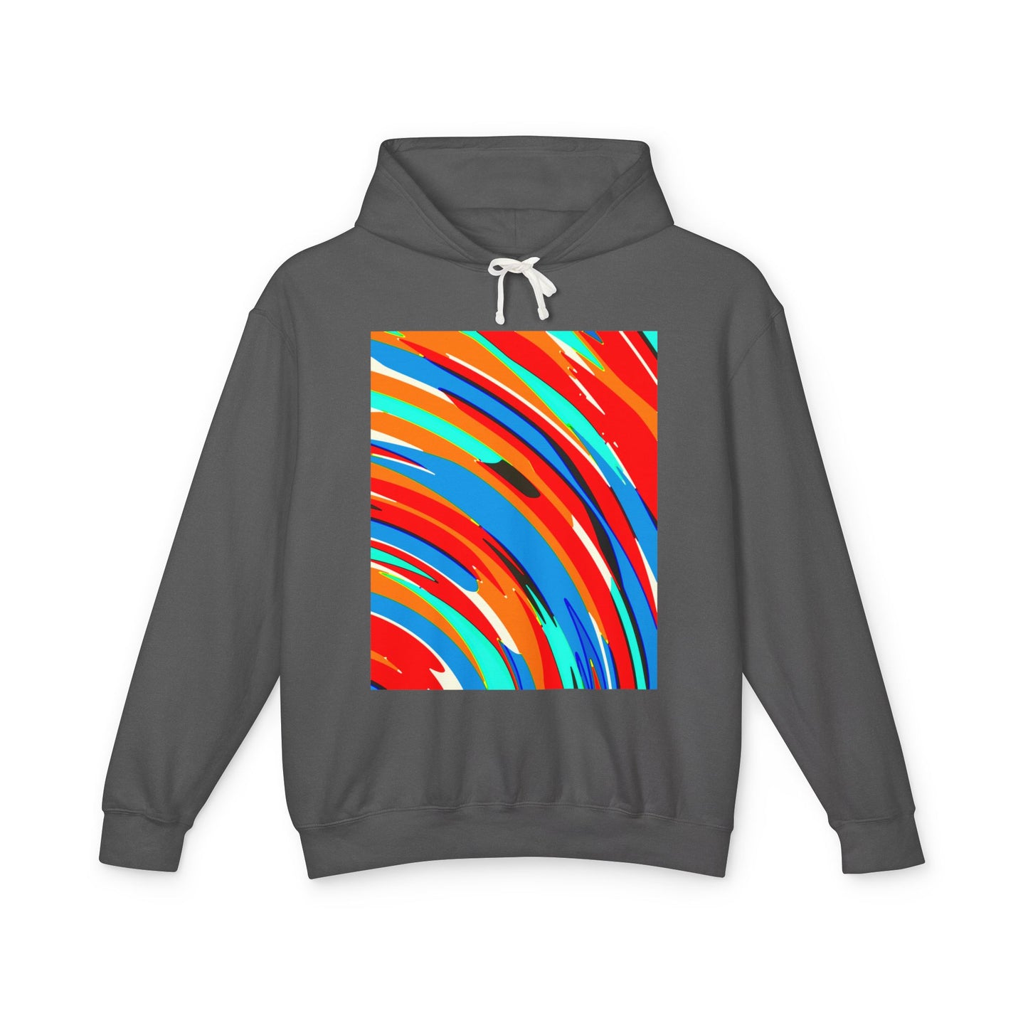 Abstract Rainbow Swirl Arc - Hoodie