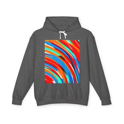 Abstract Rainbow Swirl Arc - Hoodie