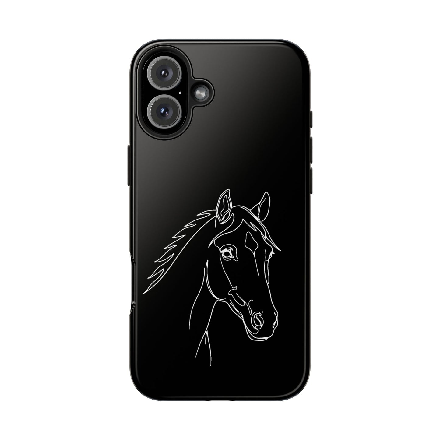 Horse Portrait Sketch - Phone Case