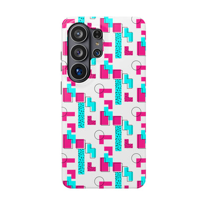 Retro Geometric Vibes - Magnetic Phone Case
