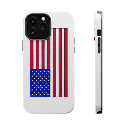 New Glory American Flag (Gold Edge Edition) - Magnetic Phone Case