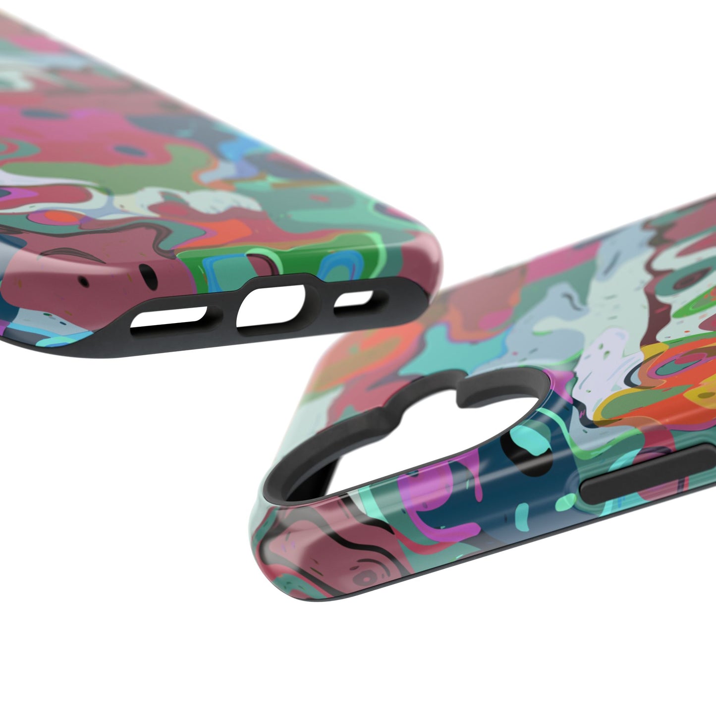 Colorful Abstract Marble - Magnetic Phone Case