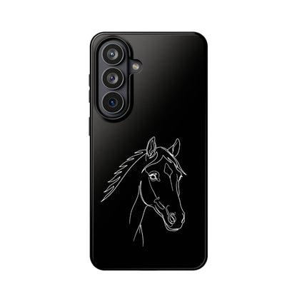 Horse Portrait Sketch - Magnetic Phone Case