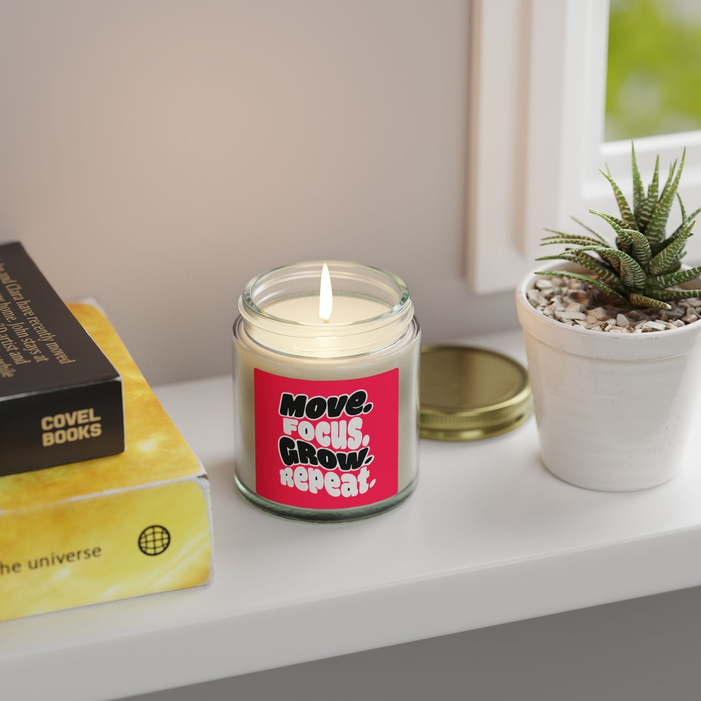 Move. Focus. Grow. Repeat. - Scented Candle