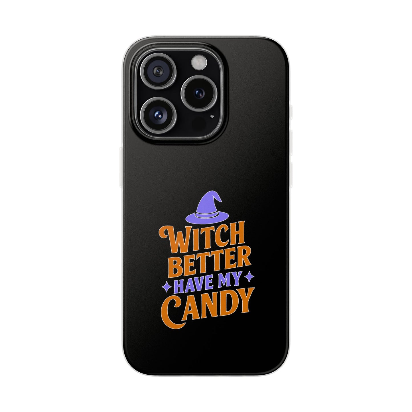 Spooky Witch Flexi Case, Halloween Phone Cover, Witch Themed Phone Case, Cute Candy Case, Trick or Treat Gift, Holiday Accessory
