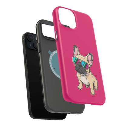French Bulldog with Sunglasses - Magnetic Phone Case
