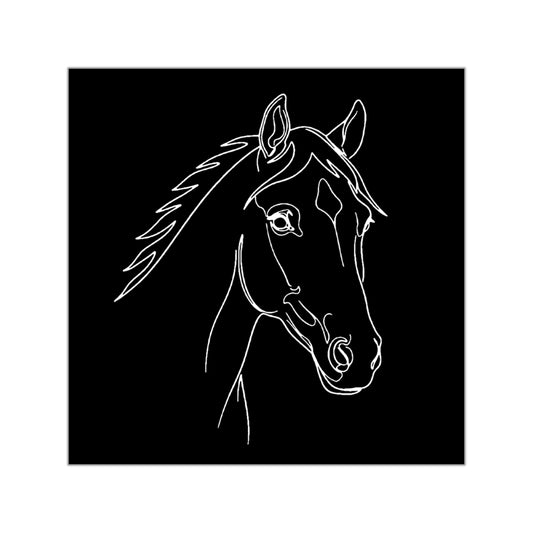 Horse Portrait Sketch - Sticker