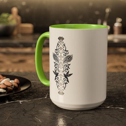 Hummingbird Soulmates - Colorful Mug