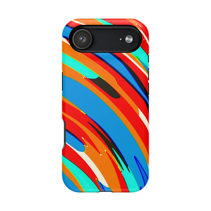 Abstract Rainbow Swirl Arc - Magnetic Phone Case