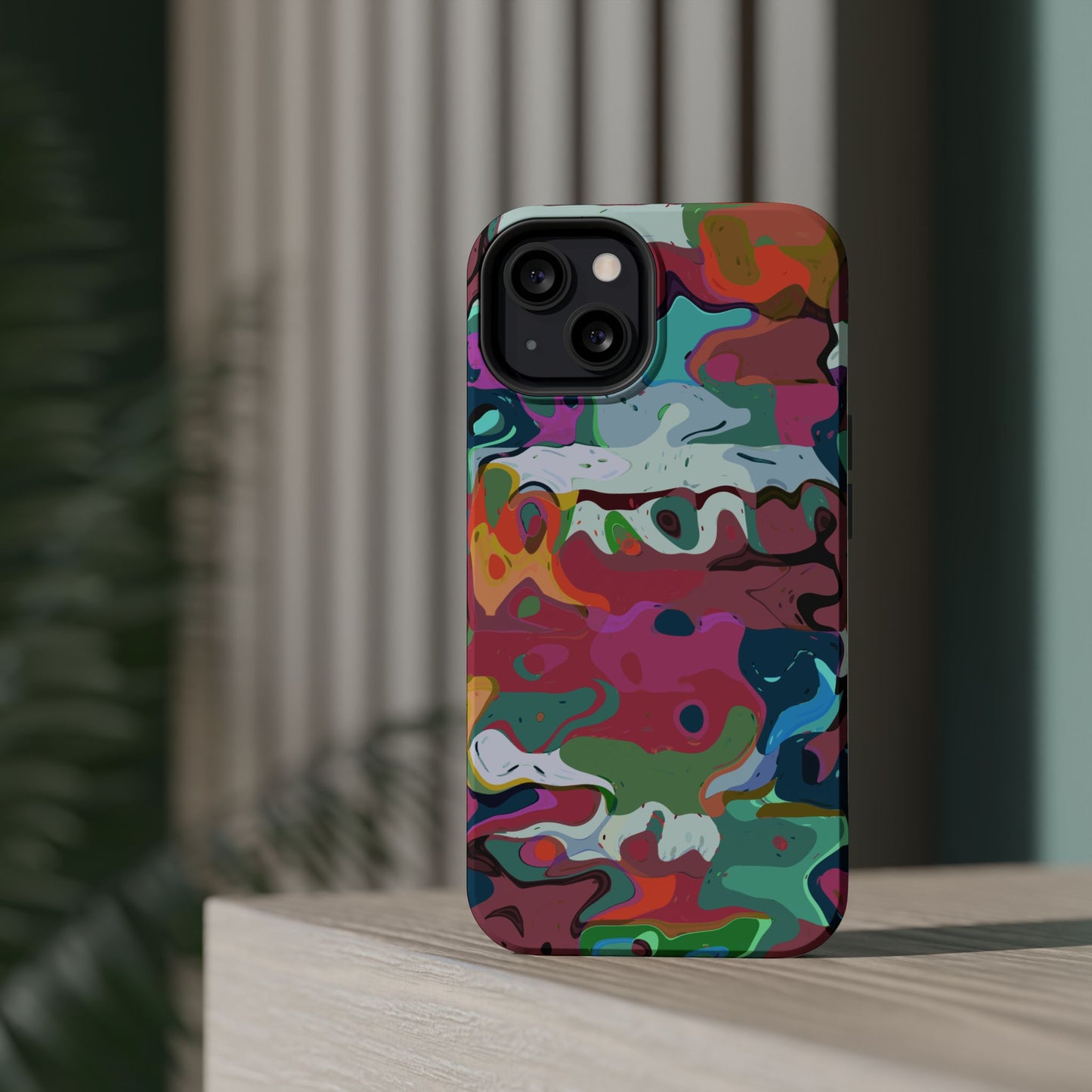 Colorful Abstract Marble - Magnetic Phone Case