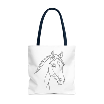 Horse Portrait Sketch - Tote Bag