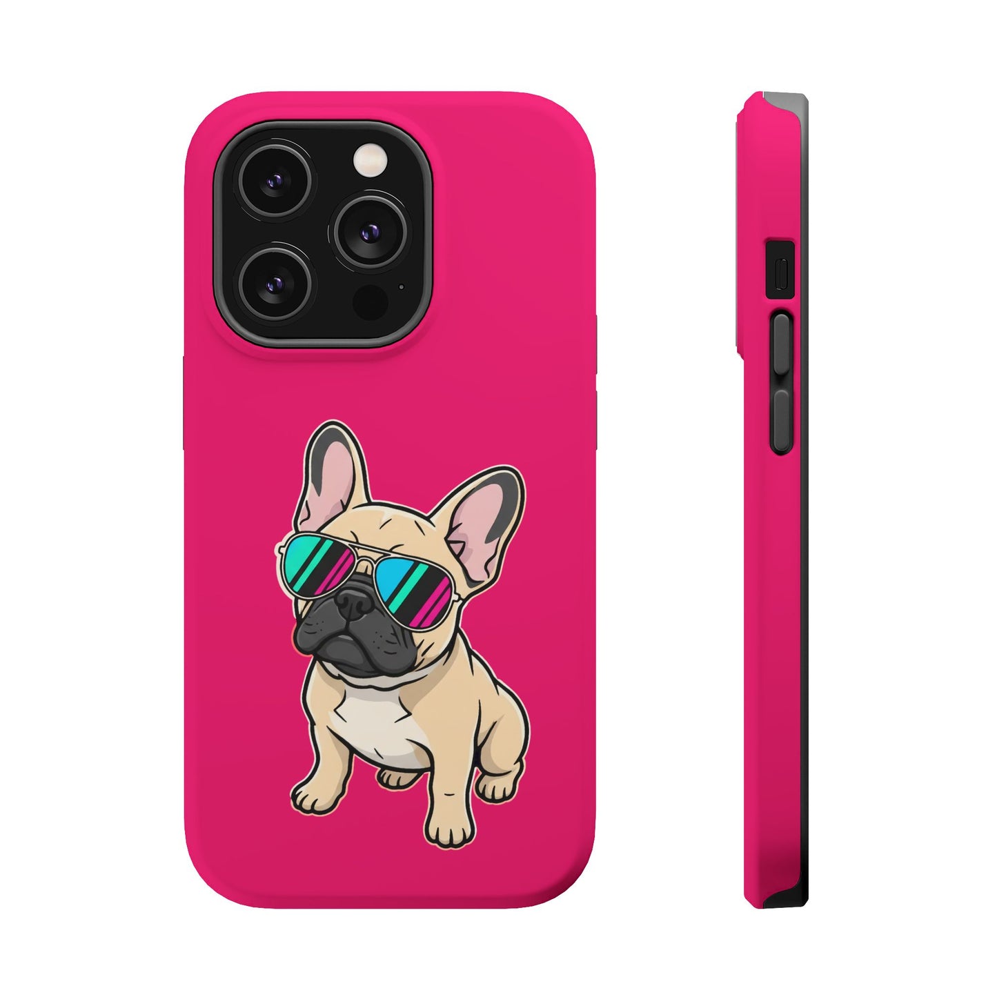 French Bulldog with Sunglasses - Magnetic Phone Case