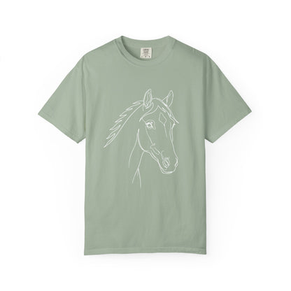 Horse Portrait Sketch - T‑Shirt