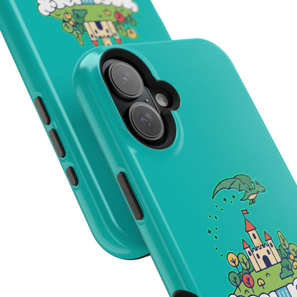 Floating Castle Dragon - Magical Fantasy Island - Magnetic Phone Case