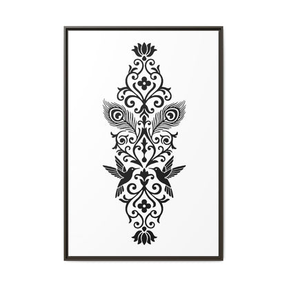 Hummingbird Soulmates - Framed Canvas