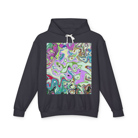 Vibrant Multi‑Color Swirl - Hoodie