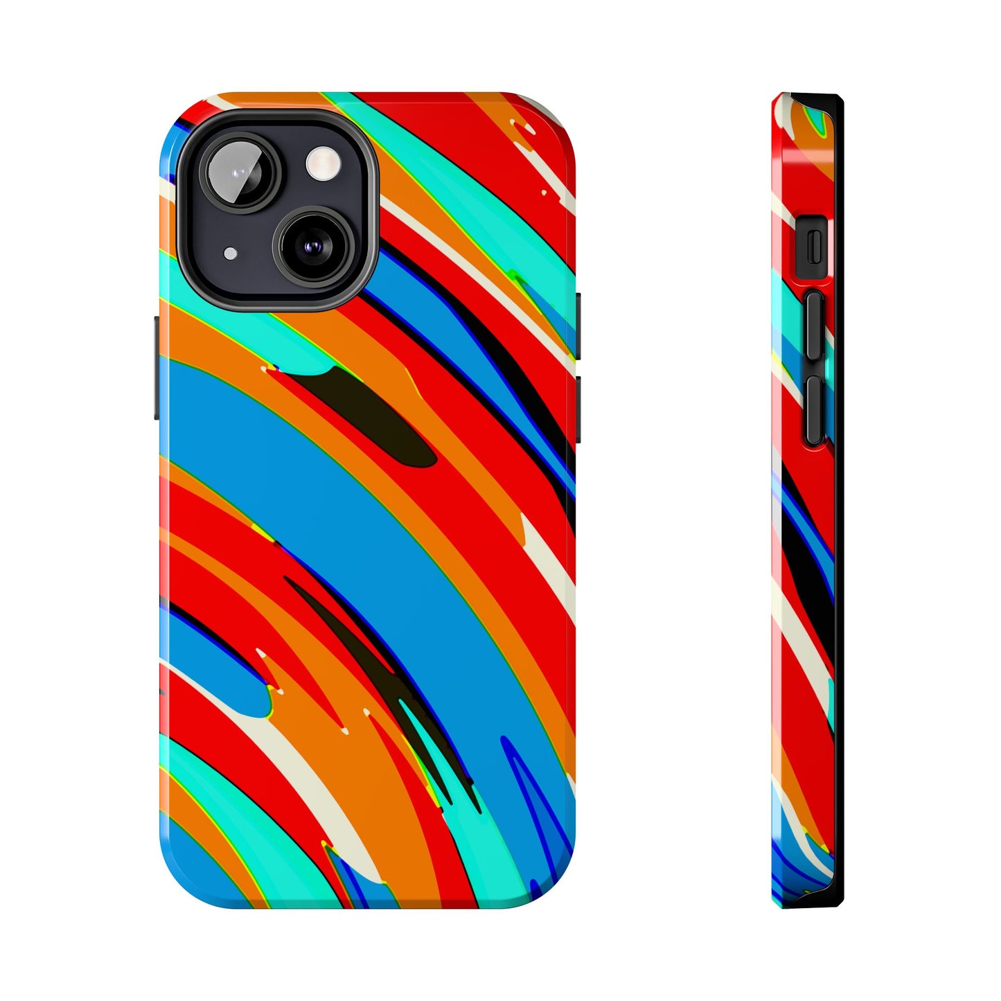Abstract Rainbow Swirl Arc - Phone Case