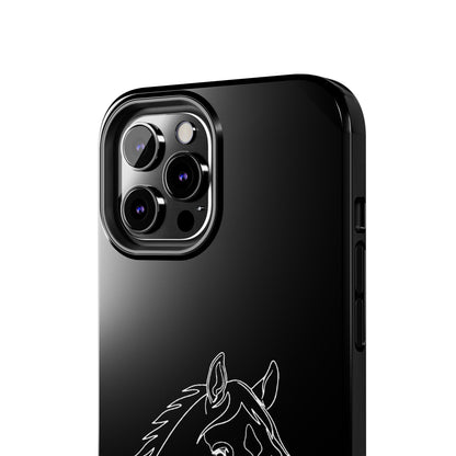 Horse Portrait Sketch - Phone Case