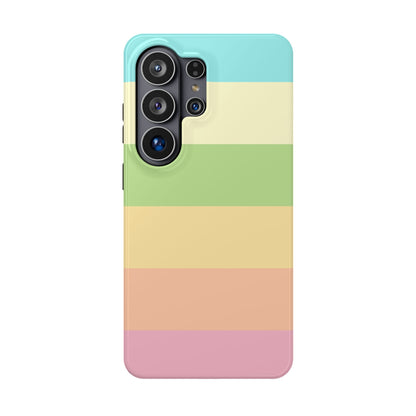 Pastel Stripes - Magnetic Phone Cover